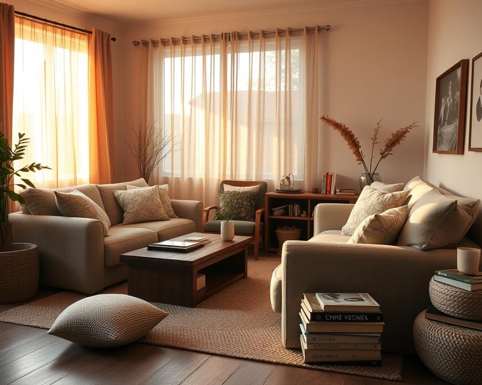 Wie schaffst du Gemütlichkeit im Wohnzimmer?