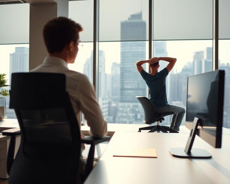 Wie kann man Rückenschmerzen im Büro vorbeugen?
