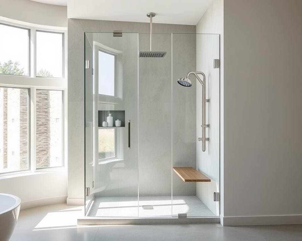 Was macht eine Walk-in-Dusche modern und funktional?
