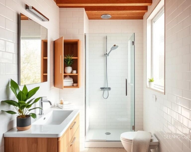 Was sind praktische Ideen fuer kleine Badezimmer?