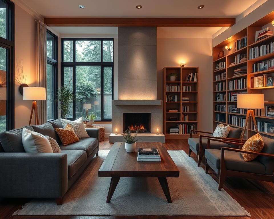 Wie gestaltest du dein Wohnzimmer modern und gemuetlich?