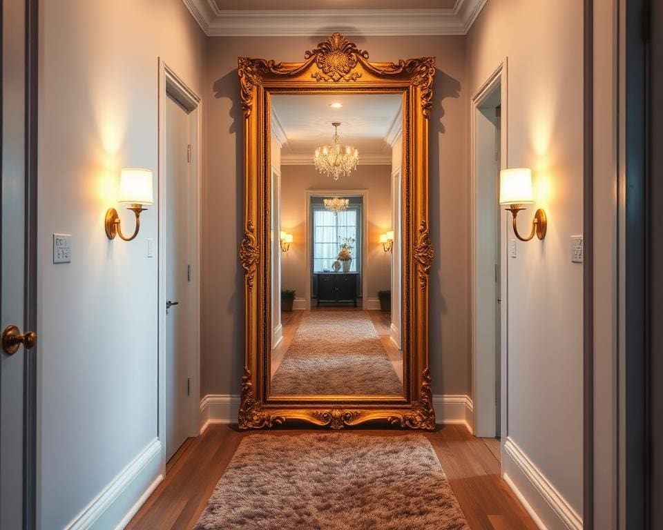 Wie richtest du einen Flur mit Spiegeln optimal ein?