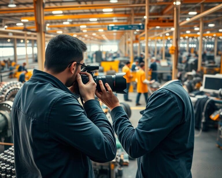 Wie unterstützt ein Fotograf industrielle Dokumentation?