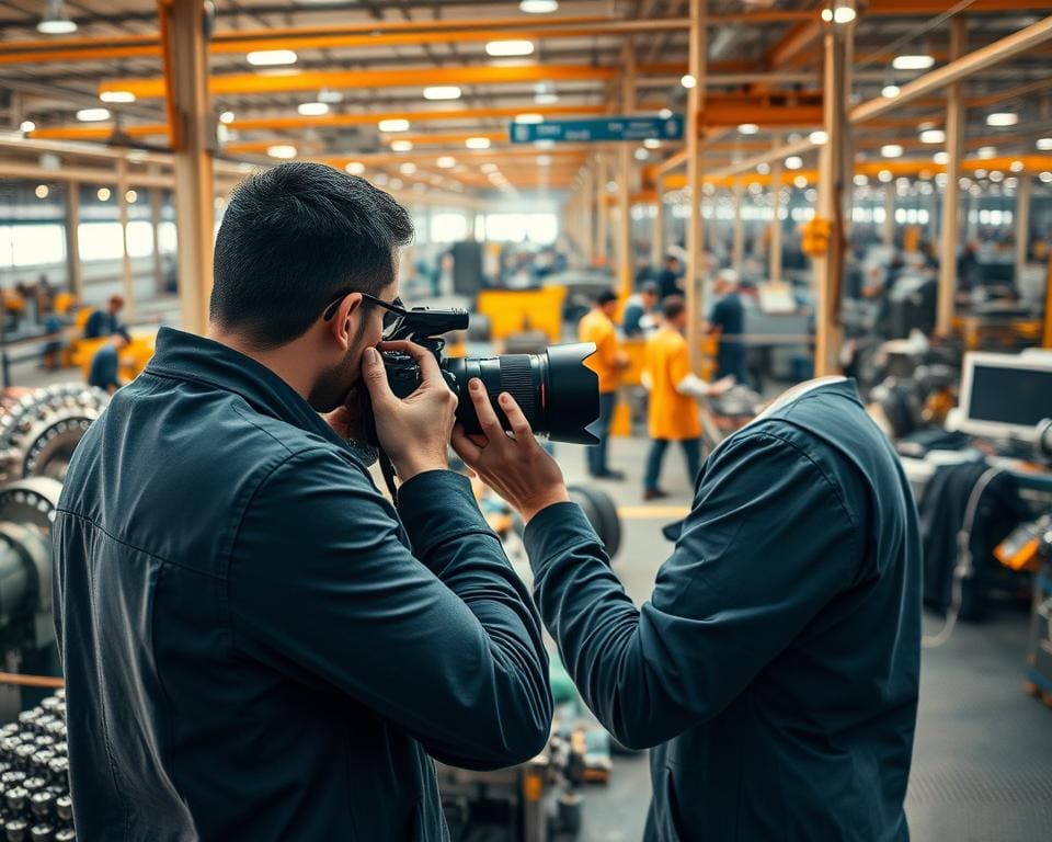 Wie unterstützt ein Fotograf industrielle Dokumentation?