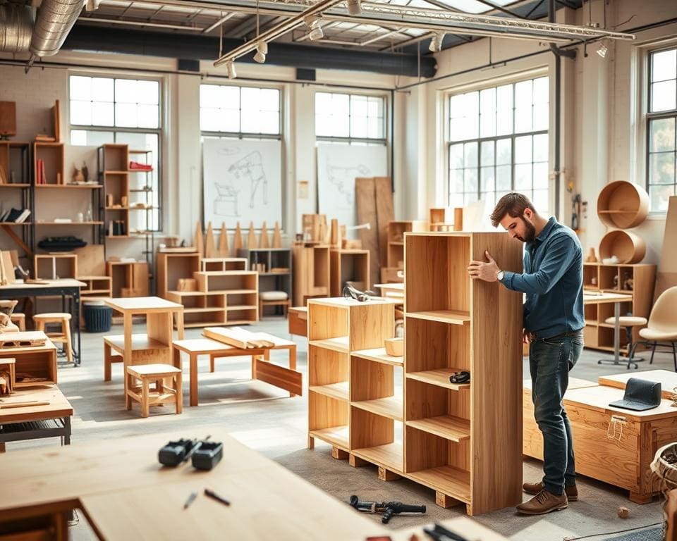 Was bietet ein Möbelbauer für Ladeneinrichtungen?