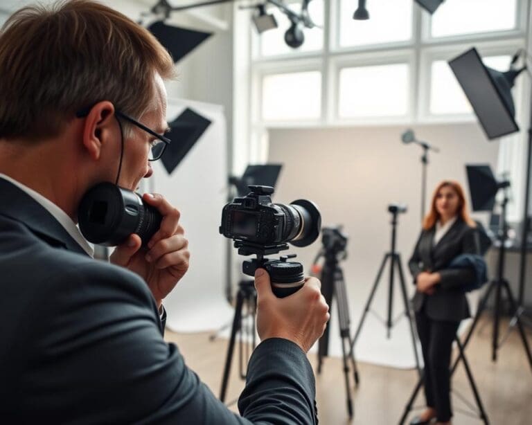 Wie arbeitet ein Businessfotograf im Studio?
