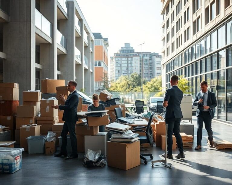 Wie funktioniert Entrümpelung Stuttgart bei Gewerbeobjekten?