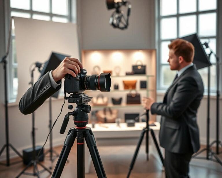 Wie unterstützt ein Fotograf professionelle Produktbilder?