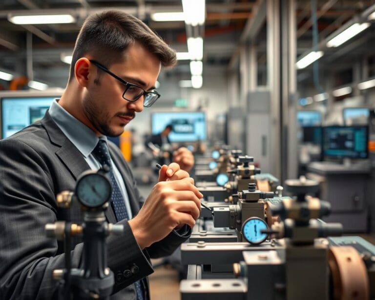 Wie unterstützt ein Messtechniker industrielle Präzision?