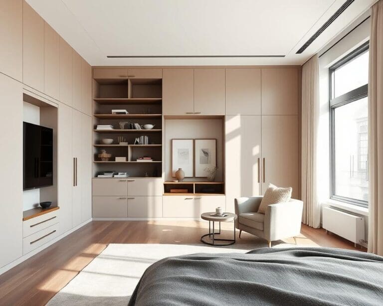 Warum sind Einbauschränke platzsparend?