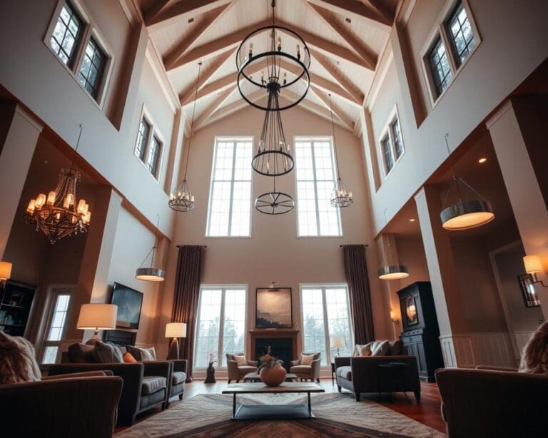 Welche Beleuchtung passt zu hohen Decken?