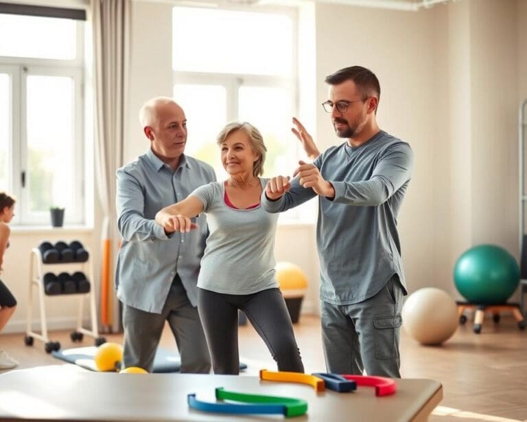 Wie unterstützt ein Physiotherapeut Patienten?