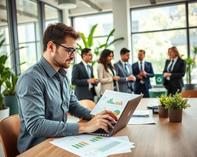 Wie unterstützt ein Umwelttechniker Betriebe?