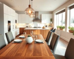 Wie gestaltet man eine Küche mit Essbereich?