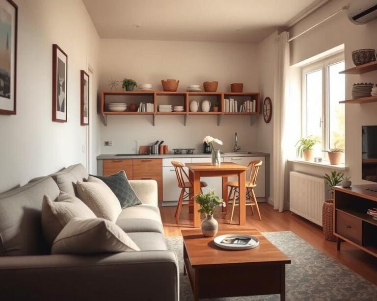 Wie schafft man Ordnung in kleinen Wohnungen?