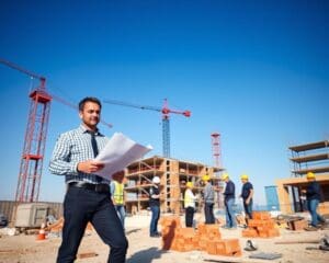 Was leistet ein Bauleiter auf Baustellen?