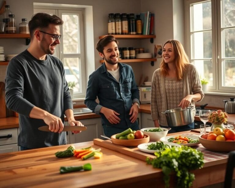 gemeinsames Kochen