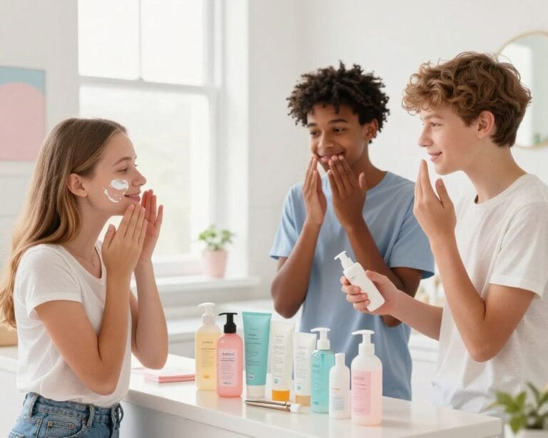 Gesichtspflege für Teenager