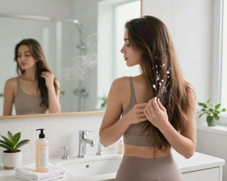 Haarpflege nach dem Sport