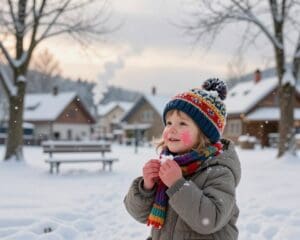 Kinderhaut im Winter