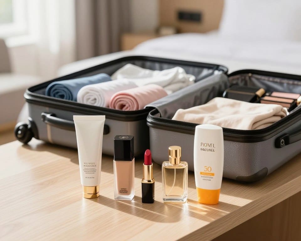 Beauty-Produkte für Reisen