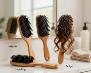 Haarbürste nach Haartyp