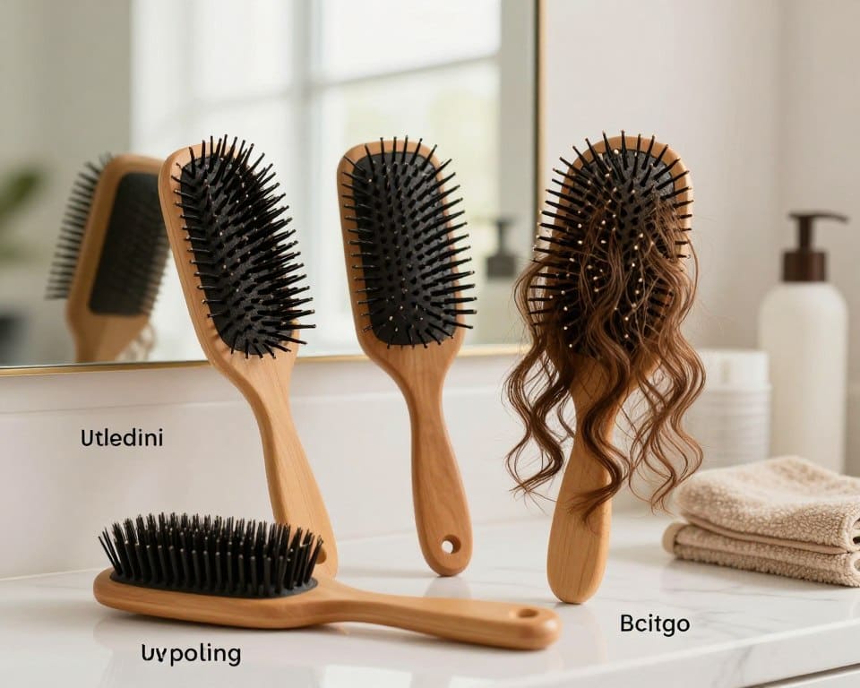 Haarbürste nach Haartyp