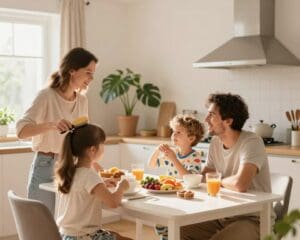 Morgenroutine mit Kindern